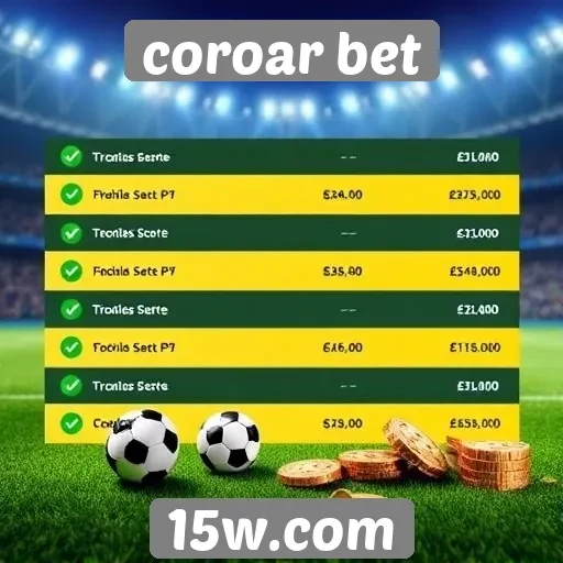 Opções de pagamento na plataforma Coroar Bet